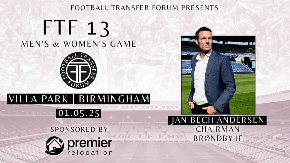 We are delighted to announce our keynote speaker for FTF 13 at Villa Park sponsored by <a href="/Premier_Relo/">Premier Relocation Ltd</a>
Jan Bech Andersen.