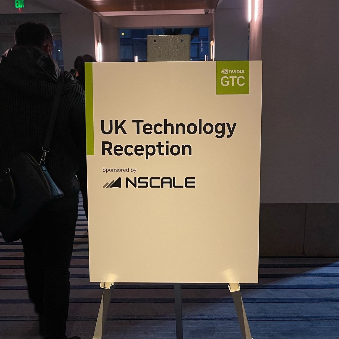 nscale's tweet photo. Nscale was proud to sponsor the @SciTechgovuk's UK Technology Reception at @NVIDIAGTC. We had the pleasure of welcoming @peterkyle and Lord Peter Mandelson for an insightful discussion on the future of #AI in the #UK and the opportunities emerging through the AI Opportunities Action Plan.