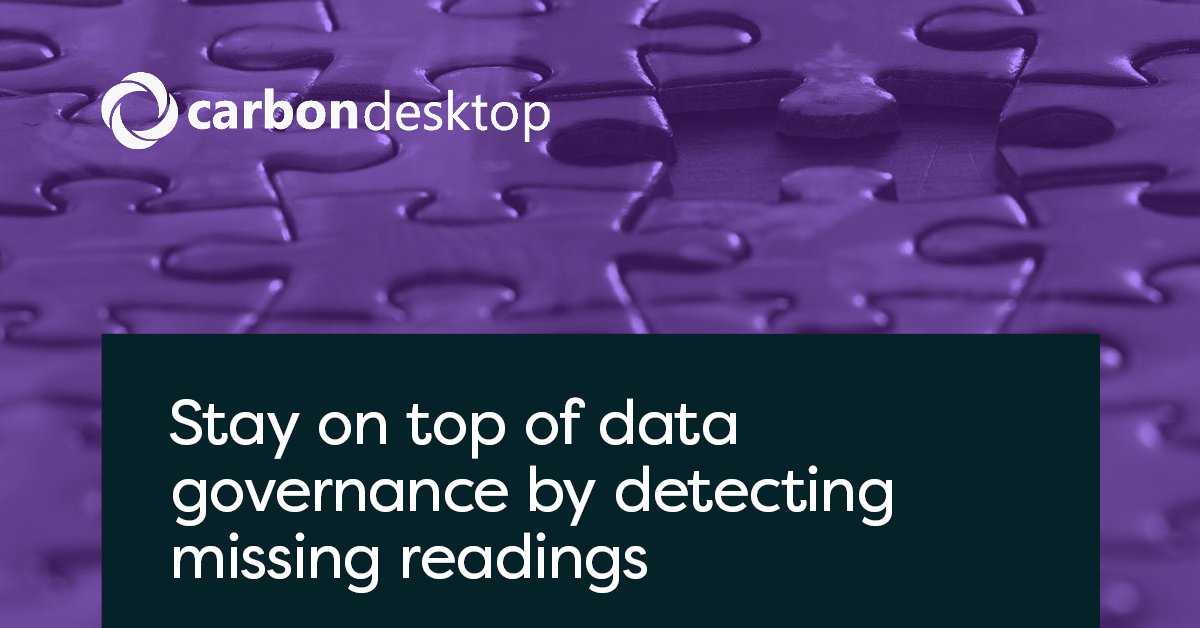 In this article which is part of our series on Data Governance, we take a look at missing readings, why they are important and how to quantify them.  Take a look here: hubs.la/Q038yx3C0 #M&amp;T
