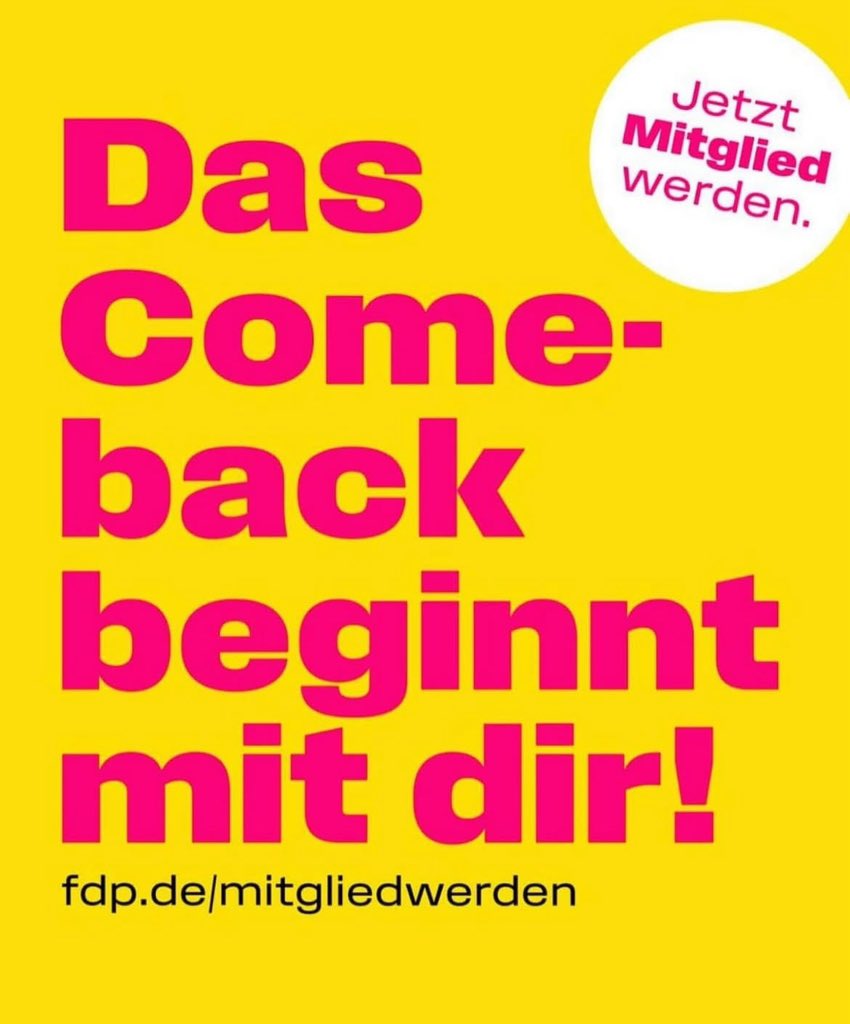 Neustart der Freien Demokraten. Bist Du dabei? #fdp