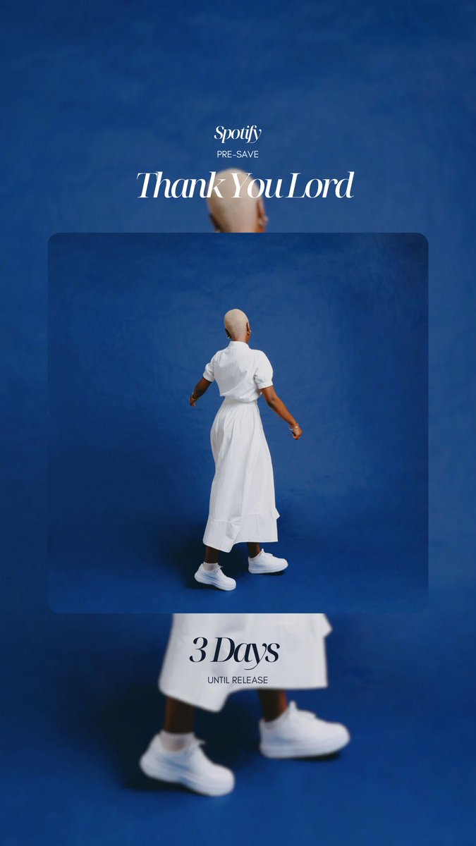 issrueeaaa's tweet photo. 3 DAYS UNTIL RELEASE!!
Happy Release Week!

Pre-save ‘Thank You Lord’ on Spotify &amp; see a message regarding Apple Music pre-add.🦋
28/3!

https://t.co/3FWoZ3IvbN https://t.co/57n92DwQkD