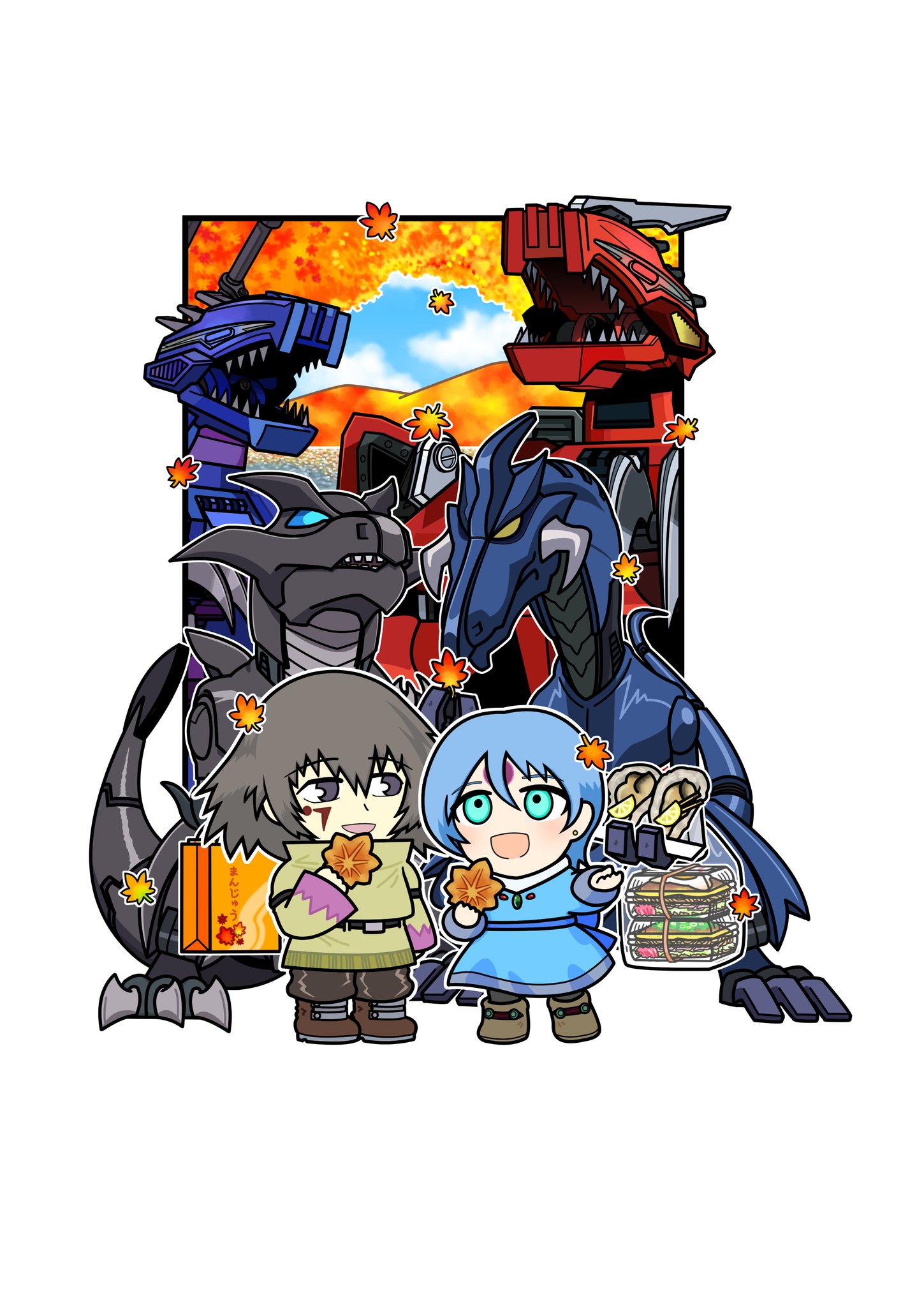 愛媛・松山会場のご当地グッズ　ゾイドポップアップショップ ZOIDS（ゾイド）25周年ポップアップツアー ふんばるずジーク
