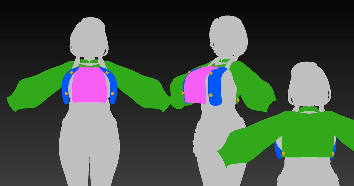 ShadowBaconX's tweet photo. Hi everyone, I've been figuring out Bready's outfit in my labatory and this is what I discovered. 
She has sideboob window as you can see in picture3,
Her shirt is tight on one side and loose on the other side, which mean they are adjustable, in this case I think it's buttons. https://t.co/atXONqNWV3