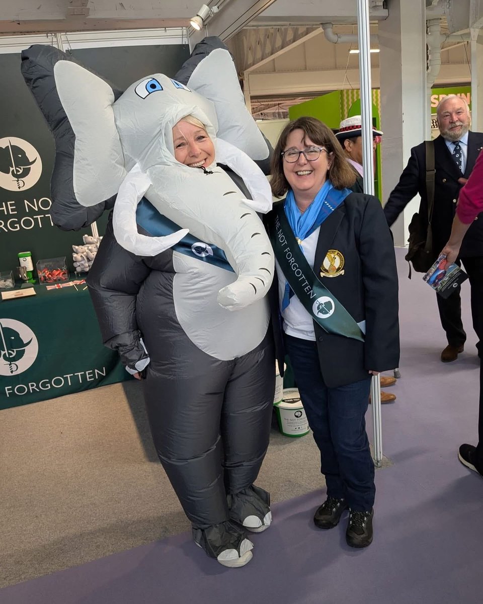 The Not Forgotten (@thenotforgotten) on Twitter photo Five days into the fun as the official charity of <a href="/ideal_home_show/">Ideal Home Show</a> 2025! Our volunteer collectors have been doing a wonderful job engaging with the public and raising vital donations. We've even got our very own life-size elephant with us this year 😆 Five days into the fun as the official charity of <a href="/ideal_home_show/">Ideal Home Show</a> 2025! Our volunteer collectors have been doing a wonderful job engaging with the public and raising vital donations. We've even got our very own life-size elephant with us this year 😆