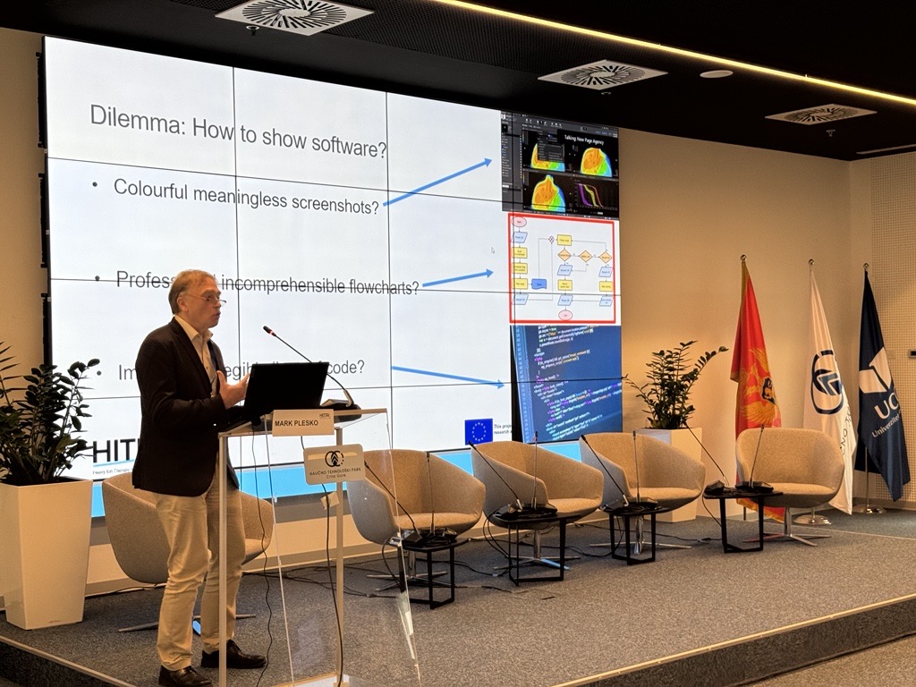 CosylabHQ's tweet photo. Cosylab's CEO, Mark Plesko, is at the 2025 #HITRIplus Project Meeting in Montenegro, hosted by @SEEIIST & the Ministry of Education, Science and Innovation of Montenegro. @Cosylab #Innovation in #Hadrontherapy | @HITRIplus 🤝 https://t.co/0JgvSajmbS
