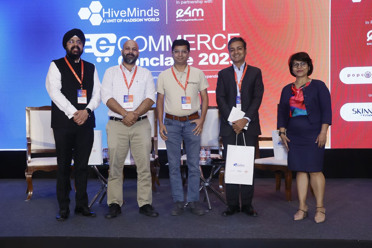 _hiveminds's tweet photo. E-Commerce Conclave 2025 | Mega D2C Success Formula
"Is Innovation Enough to Build Mega D2C Stories in India?"
 Key Insights:
🔹 Innovation needs scale
🔹 Audience-first wins
🔹 Own the customer journey
🔹 Capital efficiency matters
🔹 Founder passion drives impact https://t.co/f1KQvTrrxb