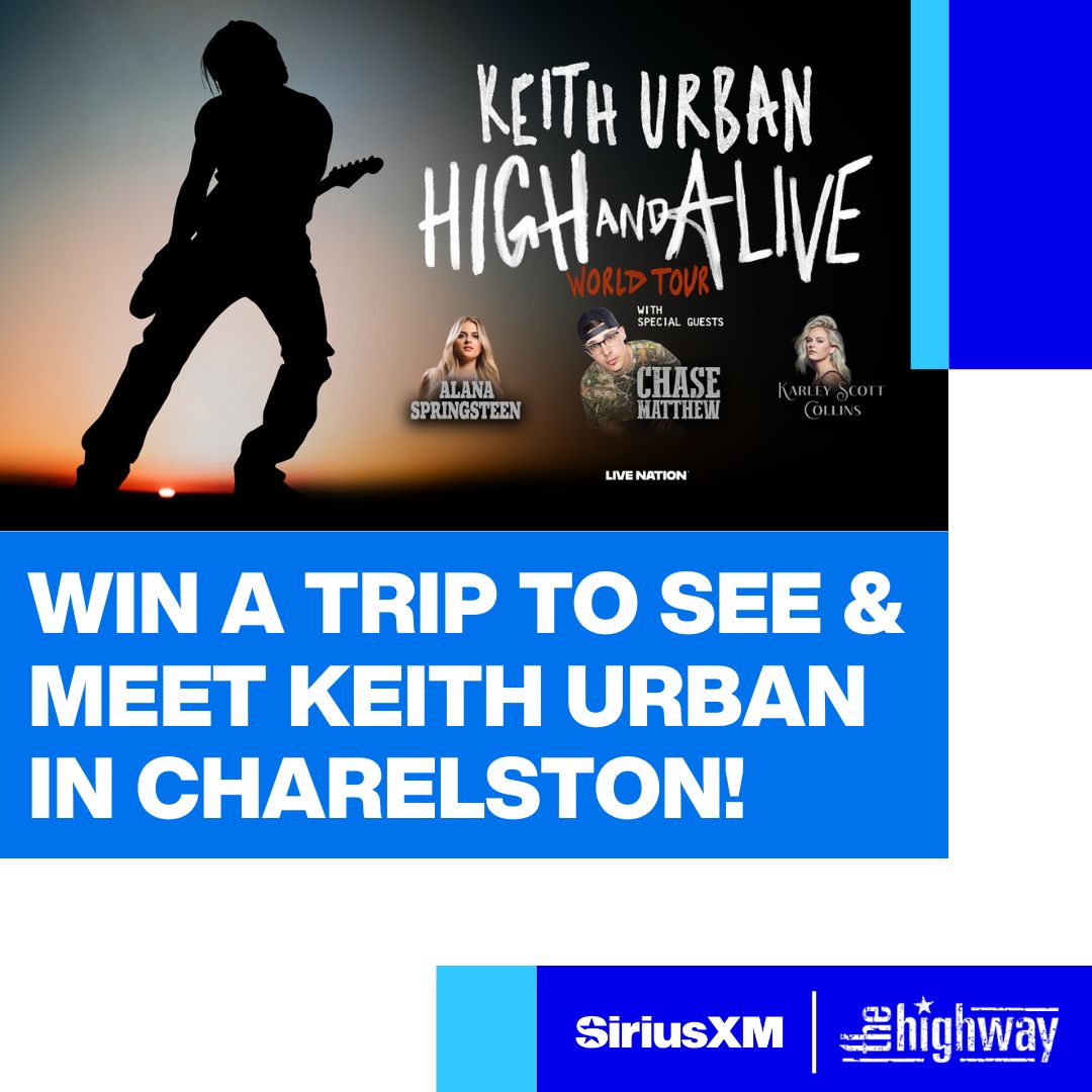 SiriusXM The Highway (@highwaysiriusxm) on Twitter photo Enter for a chance to win a trip for two to see <a href="/KeithUrban/">Keith Urban</a> on The High and Alive Tour in Charleston, SC! Visit siriusxm.com/keithurban2025 for rules & details. NoPurchNec. Open only to active @SiriusXM subscribers prior to 3/23. US/21+. Ends 4/22.
#sweepstakes #sweepstakesentry Enter for a chance to win a trip for two to see <a href="/KeithUrban/">Keith Urban</a> on The High and Alive Tour in Charleston, SC! Visit siriusxm.com/keithurban2025 for rules & details. NoPurchNec. Open only to active @SiriusXM subscribers prior to 3/23. US/21+. Ends 4/22.
#sweepstakes #sweepstakesentry