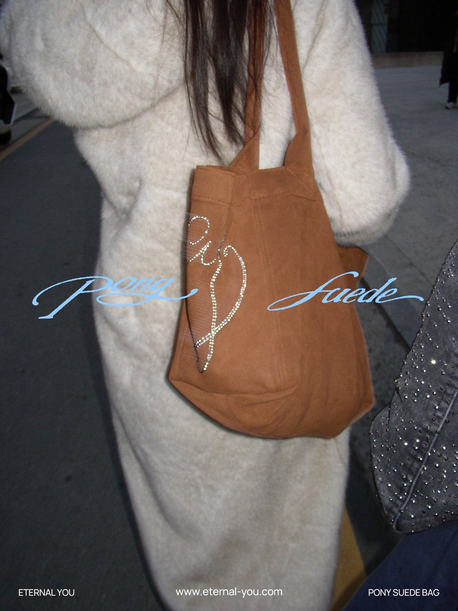 🩵🐎 PONY SUEDE BAG Qoo10 JAPAN OPEN! 「PONY SUEDE BAG」はETERNAL