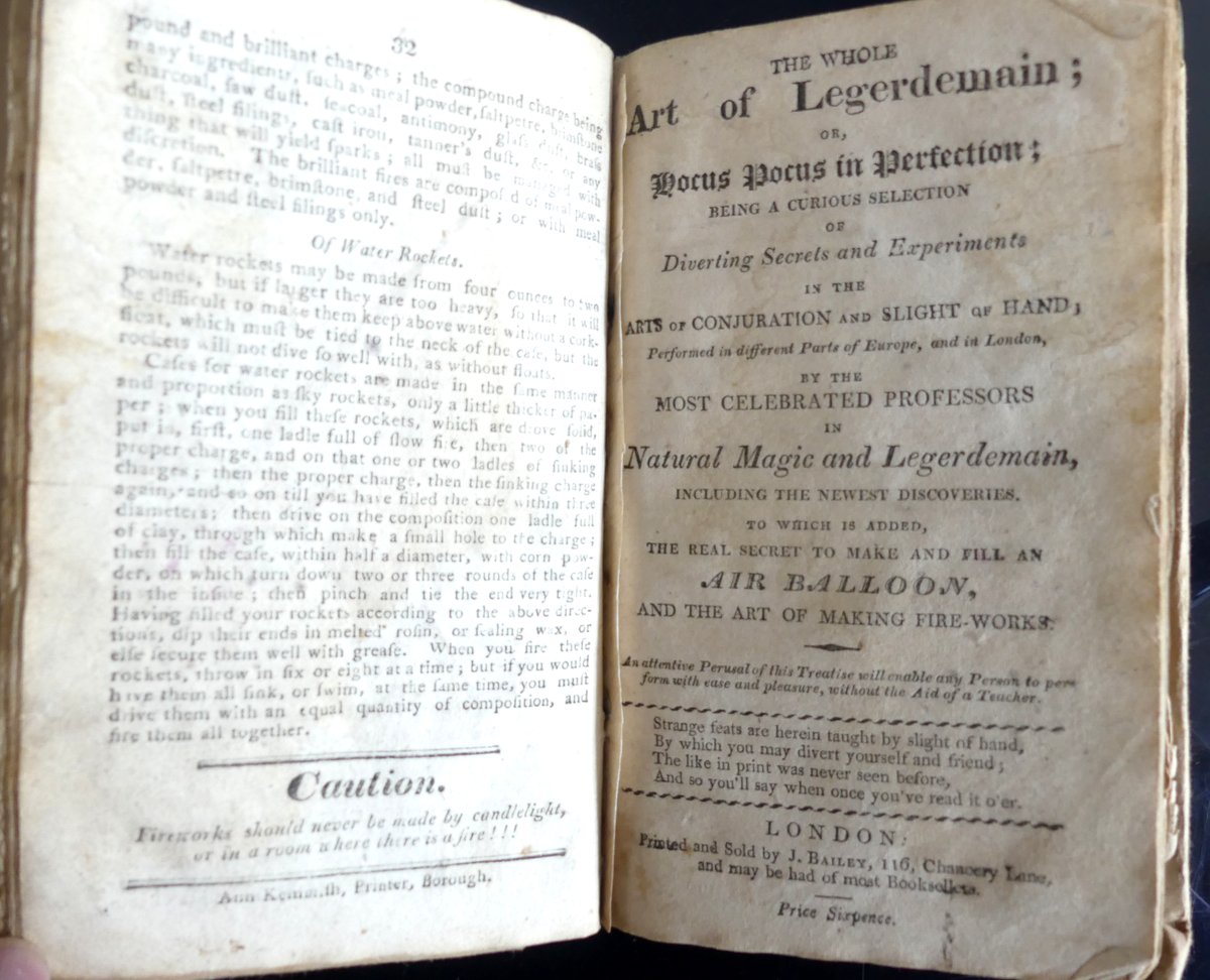 LacyScottKnight's tweet image. Roll on my next party to try out the tricks in this c1800 chapbook - To make Sport in Company with a Tobacco-Pipe (sounds like a musket); To render hideous the faces of all the company (it involves wine); and To make a Calve’s Head bellow as if alive (no frogs will be harmed)