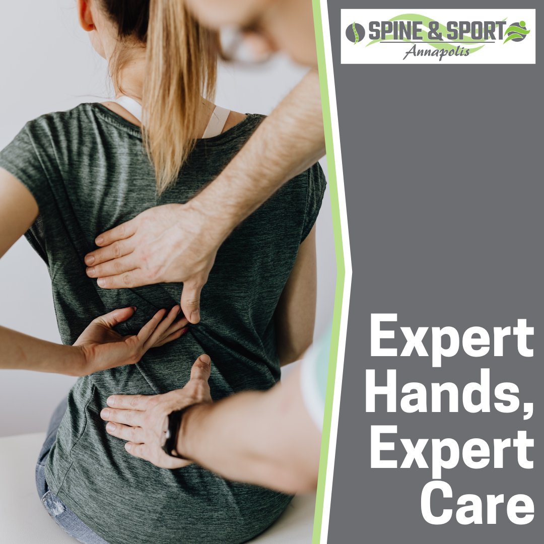 Expert hands. Expert care. At Spine &amp; Sport Annapolis, we’re here to guide your recovery with personalized treatments and unparalleled expertise. You’re in the best hands.