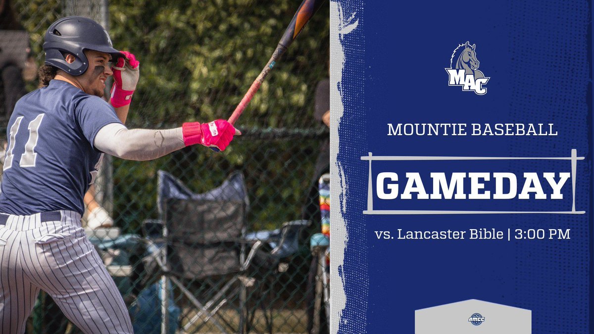 BASE | HOME OPENER | ⚾ 

🆚  Lancaster Bible
📍  Cresson, Pa
⏰  3:00 PM
🔗 buff.ly/K5jkwtW