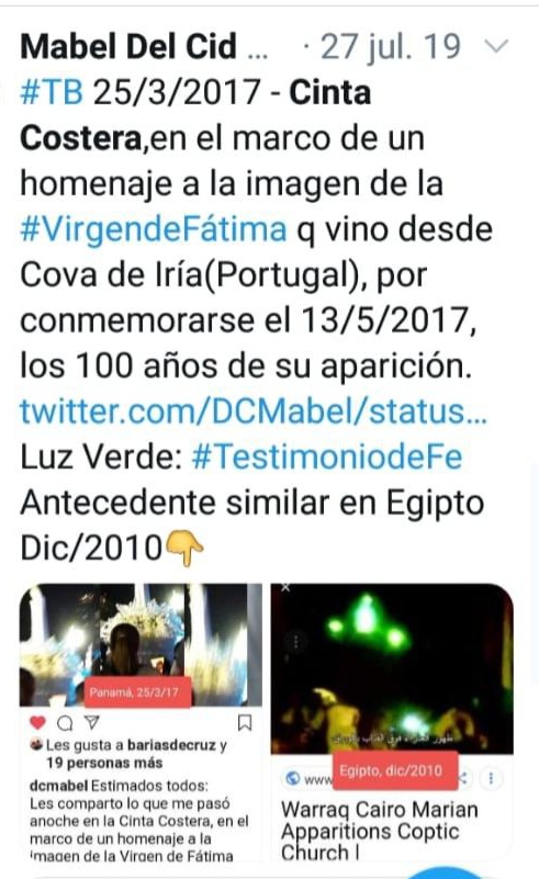DCMabel's tweet photo. 🙏25/marzo/2017 en el #DíadelaAnunciación.
Manifestación de Nuestra Señora de Fátima en la Cinta Costera de Ciudad de #Panamá.
#TestimonioDeFe
#VirgenMaría https://t.co/TypF6d1y61