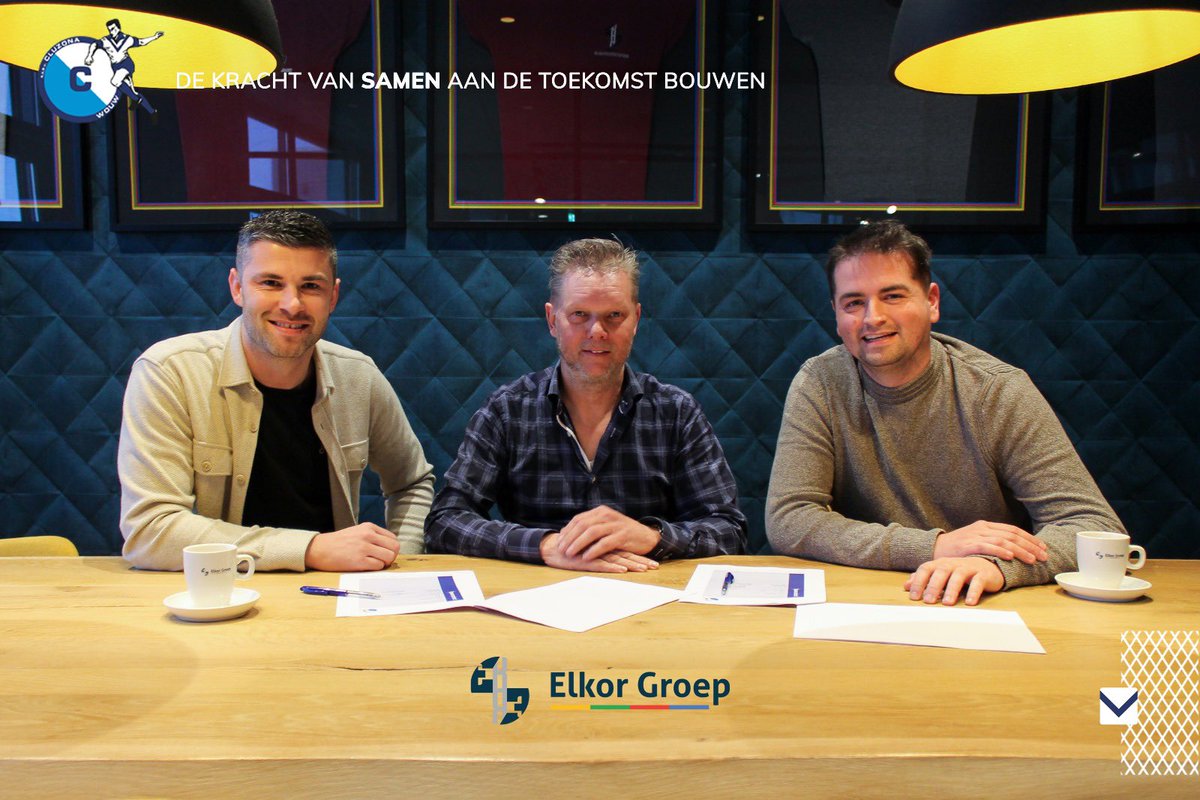 Cluzona en Elkor met nieuwe energie de toekomst in! ⚡️

Het hoofdsponsorschap van de Elkor groep is met drie jaar verlengd. 

Lees het volledige artikel op de website cluzona.nl/cluzona-en-elk…

💙🤍