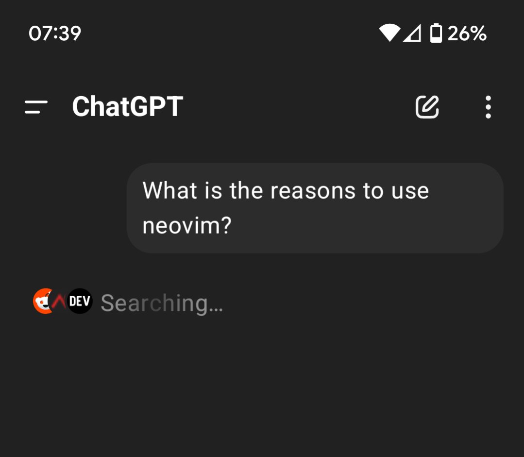 The longest I have waited for chatgpt to respond. It really had to dig deep to find the reasons to use it? 😆