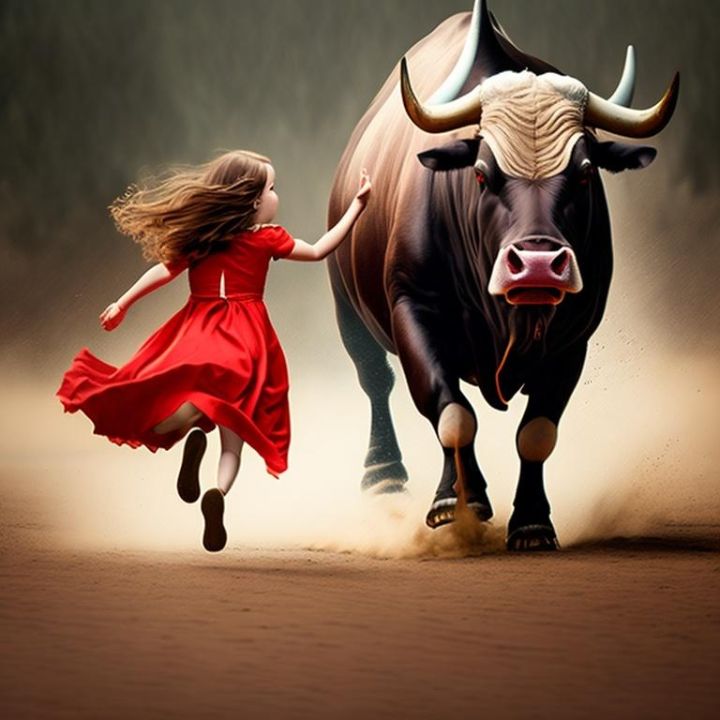 Art of the Day: ""The Brown Bull 1"". Buy at: ArtPal.com/penjottery?i=2…
