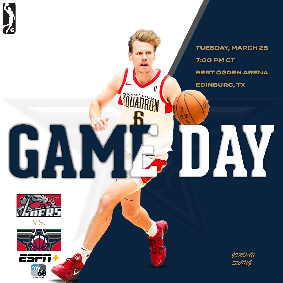 Game Day in Texas pt. 2.

🆚 <a href="/RGVVipers/">RGV Vipers</a>  
⏰ 7:00 PM CT
📍 Bert Ogden Arena 
📺 <a href="/ESPNPlus/">ESPN+</a> &amp; <a href="/MY68WABM/">My68WABM</a> 

#OneSquad