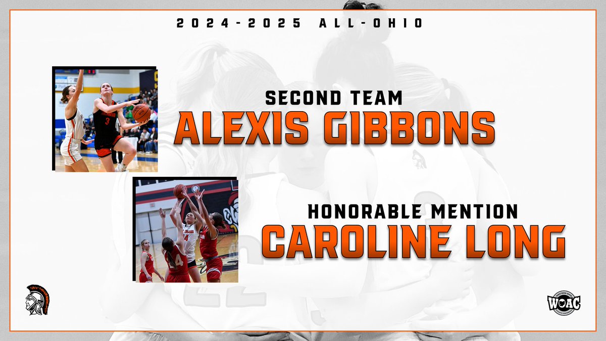 Congrats to Alexis and Caroline for receiving All-Ohio recognition!