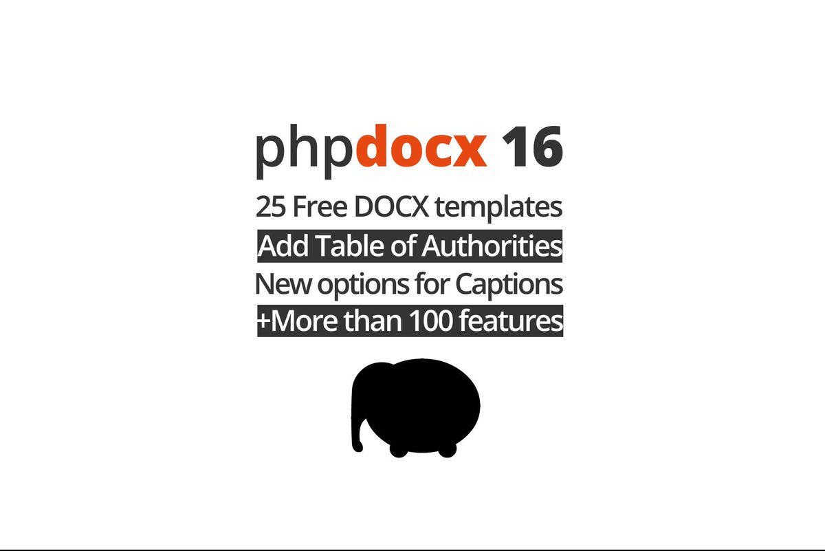 phpdocx's tweet image. [Spanish] The @narcealabs blog reviews phpdocx 16.

blog.narcealabs.com/phpdocx-16-pla… 

#PHP #DOCX