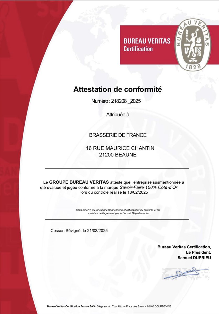 La confiance se mérite !
👉 Avec le lancement de la marque « Savoir-faire 100% Côte-d'Or », le <a href="/CD_CotedOr/">Côte-d'Or</a> agit, depuis 5 ans, pour le développement des filières agricoles territoriales afin de manger mieux et local en Côte-d’Or !
👉 Pour veiller au bon respect du cahier des