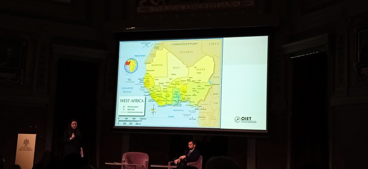 En la presentación de su "Anuario del terrorismo yihadista 2024" <a href="/_OIET_/">OIET</a> destaca que #Africasubsahariana, con #BurkinaFaso y #Mali en particular, concentra el 85% de las víctimas globales. #Europa duplica el número de atentados respecto al año anterior. 
<a href="/CovitePV/">COVITE</a> <a href="/interiorgob/">Ministerio del Interior</a>