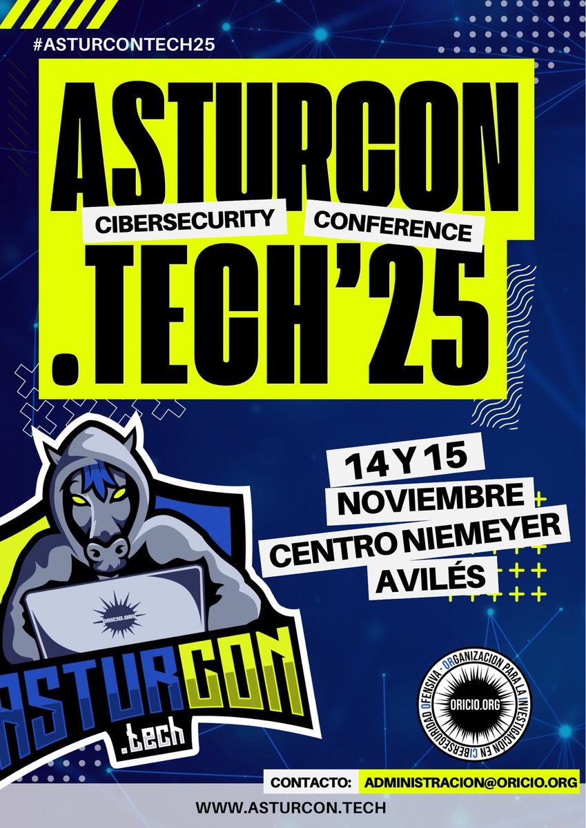 🚀 ¡Vuelve AsturCON.tech! 🚀

La cuarta edición de #AsturCONTech25 ya está en marcha. Dos días de charlas, talleres, retos y networking.

📍 <a href="/CentroNiemeyer/">Centro Niemeyer</a> , Avilés
📅 14 y 15 de noviembre de 2025
📑 CFP abierto: papercall.io/asturcontech25

Mas detalles pronto 🔜