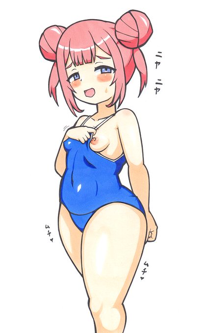 頂いたお題から、sousngさんのエッチ絵です
頭身は好みの感じに描けたかも・・・ 
