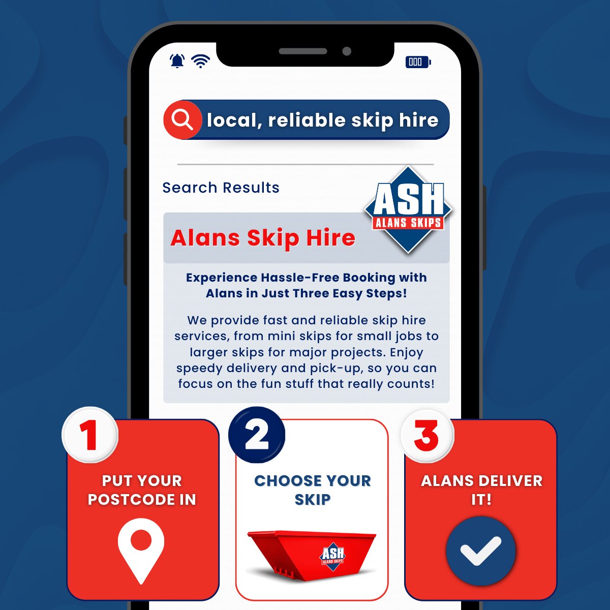 With over 35 years of experience, Alan’s Skip Hire provides fast, reliable service across #NorthWales, #Cheshire &amp; the #NorthWest! Plus, booking is easy with our 24/7 online service ✅

Get your skip now &gt; alansskips.co.uk/book-a-skip/

#WrexhamSkipHire #CheshireSkipHire #CheshireWaste
