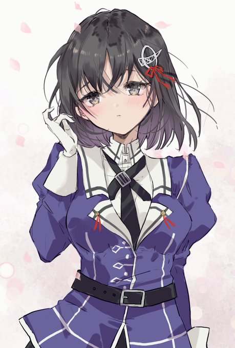 桜のはなびらと羽黒
#羽黒進水日 