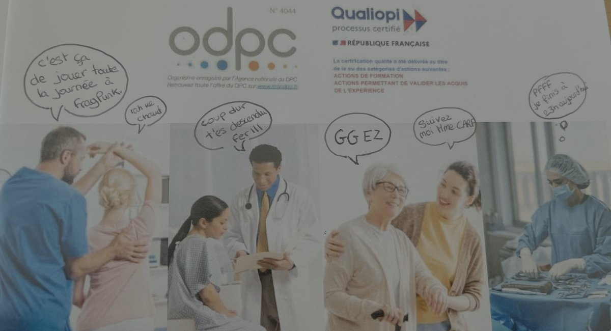 Aujourd’hui je suis en formation… j’ai pas pu m’en empêché 😭