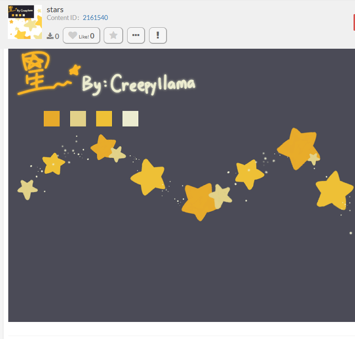 creeeell's tweet photo. Henlo!! I just made a CSP brush, coz I love star shape things :3  

Feel free to download and use it for free for a period of time. 
#clipstudiopaintbrush #cspbrush https://t.co/9yXSkzWfR8