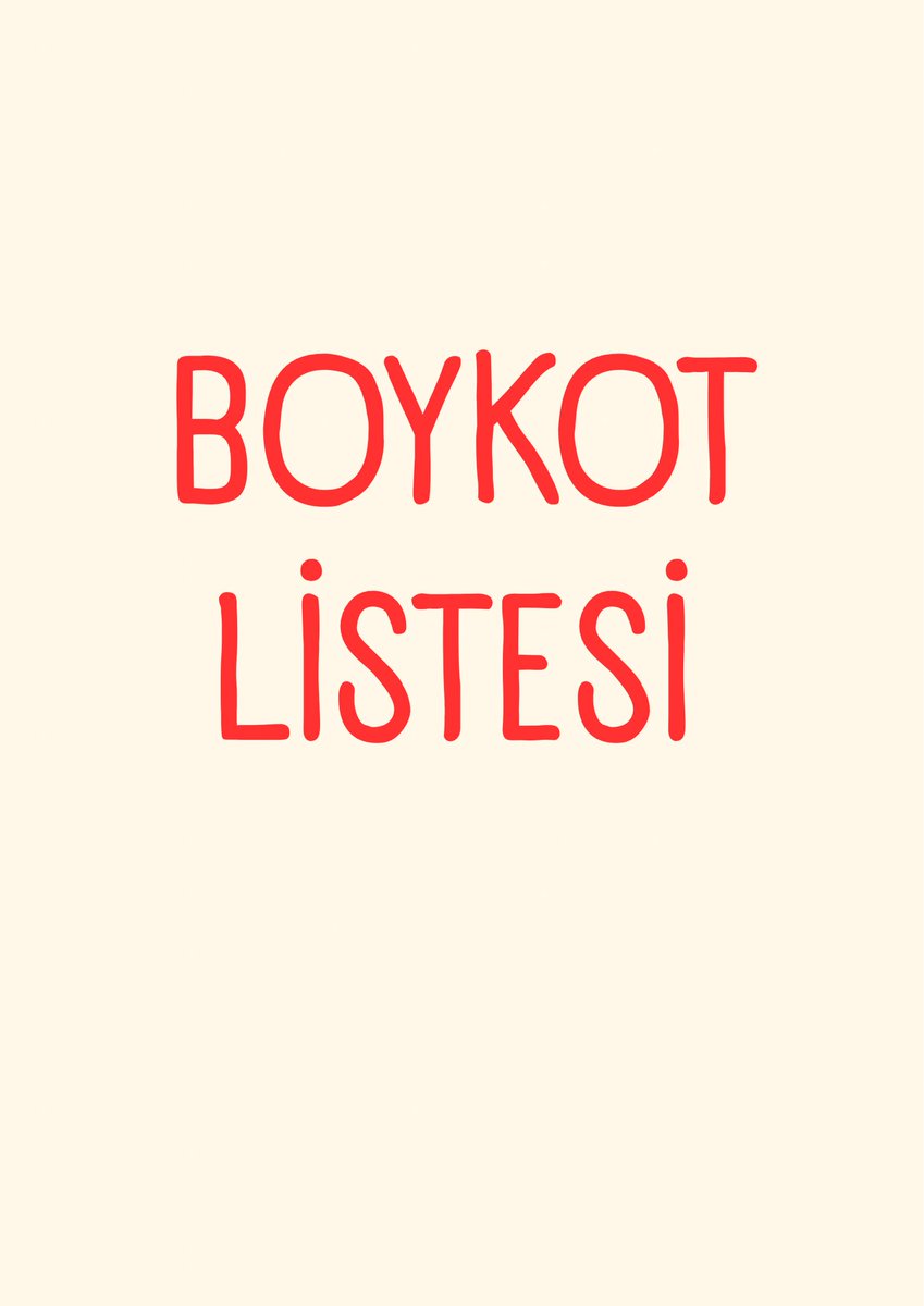 fckpamuk's tweet photo. Boykot listesi https://t.co/WjfmnA33wV