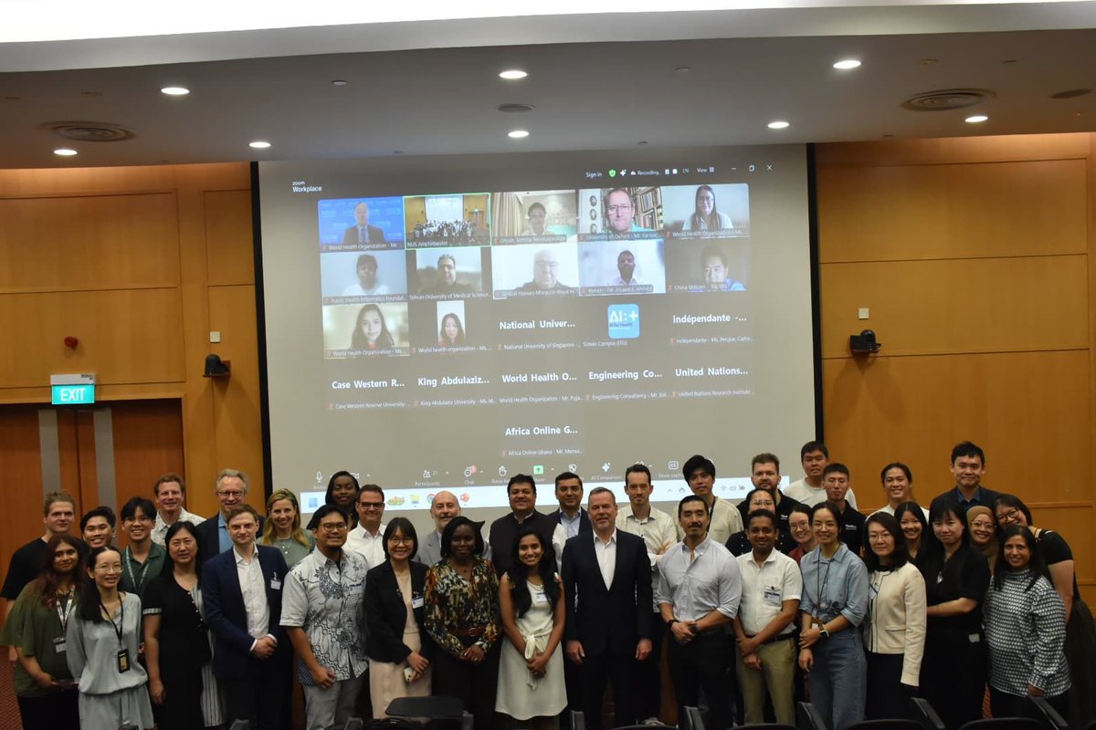 Barry Solaiman (@profbarrysol) on Twitter photo 🌍 I'm pleased to join the "Working Group on Regulatory Considerations for AI in Health" of the World Health Organization <a href="/WHO/">World Health Organization (WHO)</a> . This group is doing exciting work on global governance in this space. We had a very productive meeting in #Singapore alongside colleagues from the 🌍 I'm pleased to join the "Working Group on Regulatory Considerations for AI in Health" of the World Health Organization <a href="/WHO/">World Health Organization (WHO)</a> . This group is doing exciting work on global governance in this space. We had a very productive meeting in #Singapore alongside colleagues from the