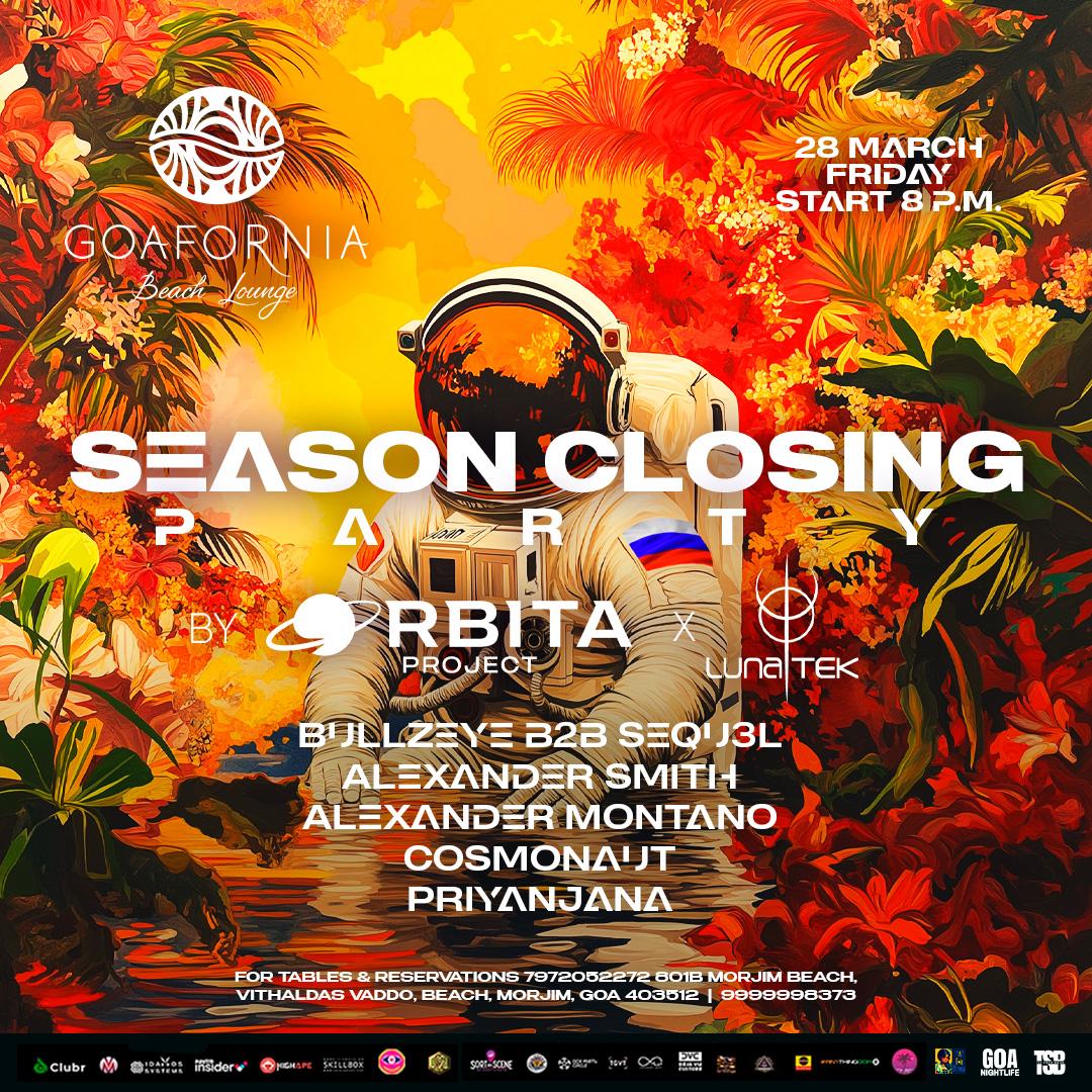 djcosmonaut's tweet photo. March 28 Friday: Goafornia 🙌 

🎧 
COSMONAUT 
BULLSEYE &amp; SEQU3L 
ALEXANDER SMITH 
ALEXANDER MONTANO 
PRIYANJANA 

📍 
Morjim beach 
https://t.co/9XXzx35KiK https://t.co/Kb1ObfxPPi