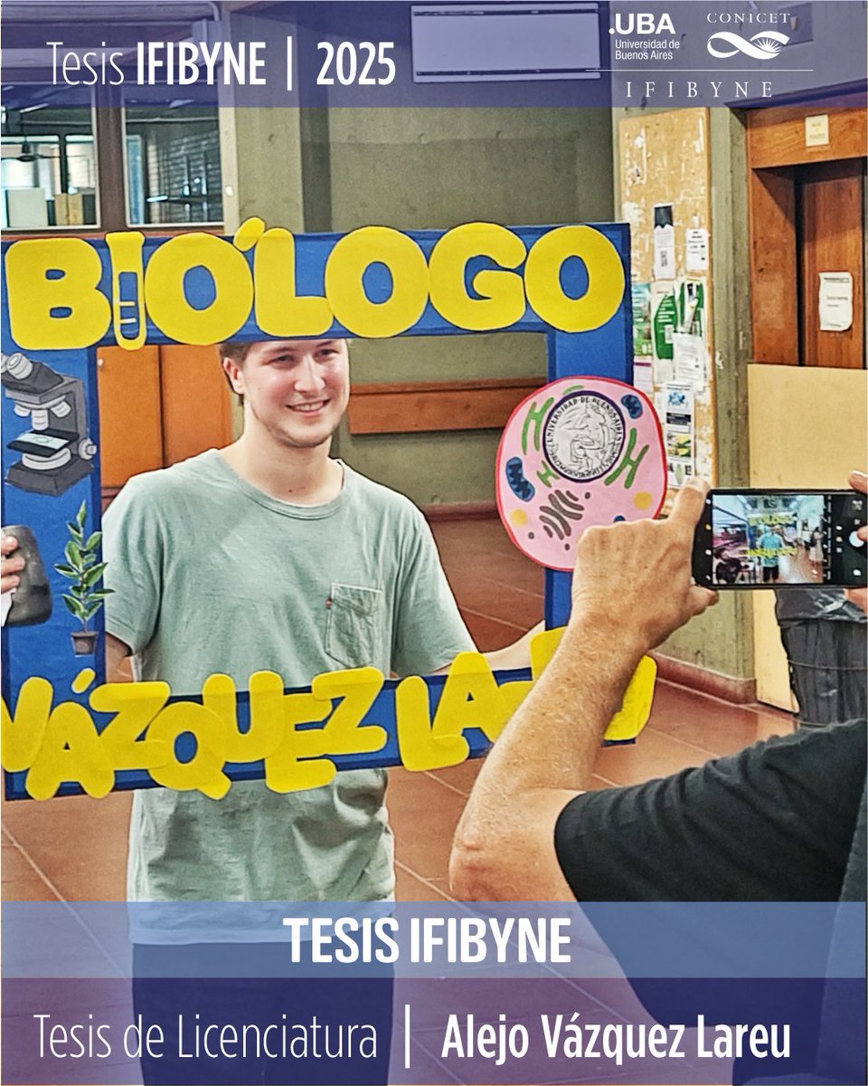 IFIBYNE 🇦🇷 CONICET - UBA (@ifibyne) on Twitter photo TESIS IFIBYNE 2025
El 21/3/25 Alejo Vázquez Lareu defendió su Tesis de Licenciatura en el aula Burkart de @exactas_uba
Dirección de Valeria Levi <a href="/VLeviLab/">VLeviLab</a> <a href="/iquibicen/">IQUIBICEN - CONICET - UBA</a> y codirección de Diego Presman <a href="/PresmanLab/">Diego Presman</a> <a href="/ifibyne/">IFIBYNE 🇦🇷 CONICET - UBA</a>
ifibyne.fcen.uba.ar/grupo-presman TESIS IFIBYNE 2025
El 21/3/25 Alejo Vázquez Lareu defendió su Tesis de Licenciatura en el aula Burkart de @exactas_uba
Dirección de Valeria Levi <a href="/VLeviLab/">VLeviLab</a> <a href="/iquibicen/">IQUIBICEN - CONICET - UBA</a> y codirección de Diego Presman <a href="/PresmanLab/">Diego Presman</a> <a href="/ifibyne/">IFIBYNE 🇦🇷 CONICET - UBA</a>
ifibyne.fcen.uba.ar/grupo-presman