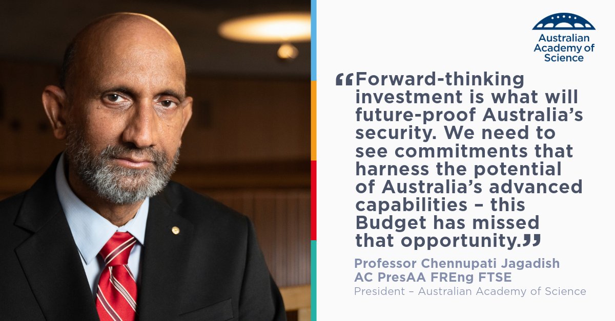 The vital infrastructure of today is supercomputing – not just roads and rail. Read our Federal Budget response: science.org.au/news-and-event…
