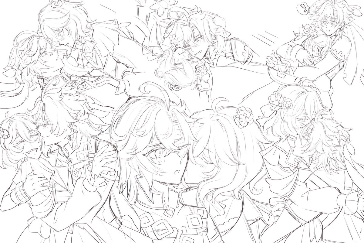 Kyara_bimuu's tweet photo. Another interest check!✨✨

Would you be interested if someday I open sketch collage commissions? They'll be cheaper than the colored version of course! Around 60usd https://t.co/AQkUCRmzyH