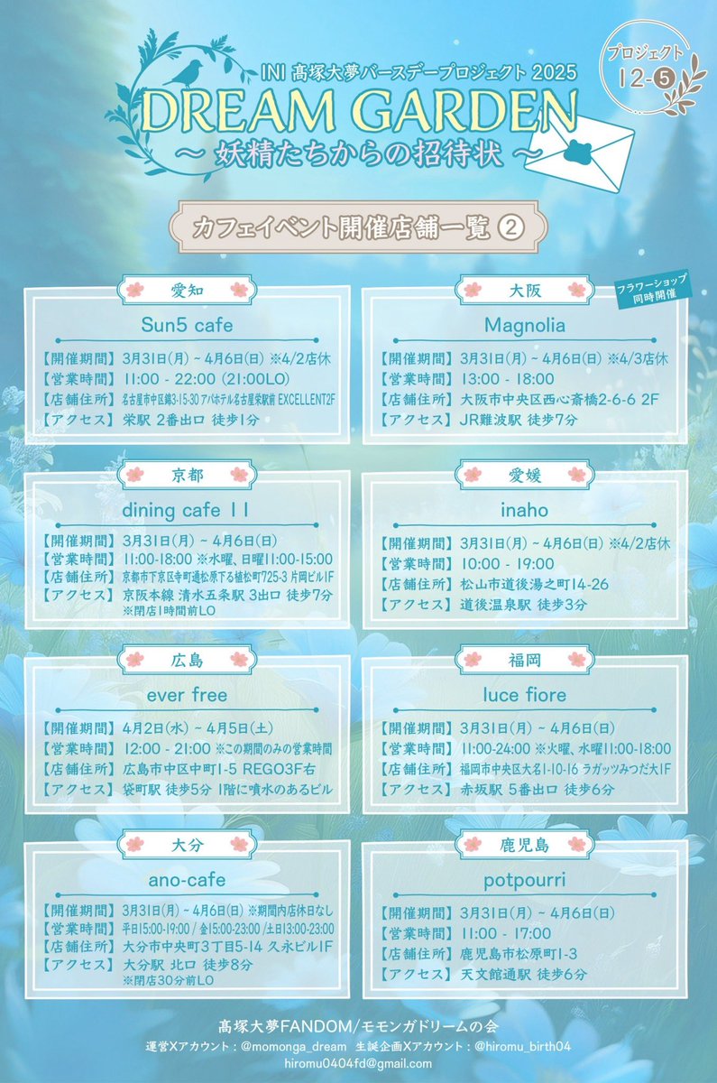 ⠀⠀ ⠀⠀꧁ INI 髙塚大夢 ꧂ バースデープロジェクト 𝟸𝟶𝟸𝟻