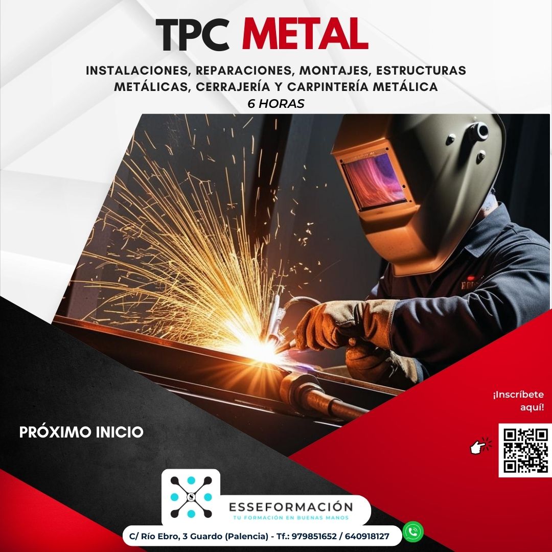 FormacionEsse's tweet photo. ⚙️ Evita accidentes y cumple con la normativa con nuestro curso TPC Metal (6h).
Instalaciones, reparaciones, montajes, estructuras Metálicas, cerrajería y carpintería metálica 

📍 Guardo

📆 Próximo inicio

Inscripciones↪️https://t.co/v7em2w3XGj

https://t.co/sVVXtTzEzd ✍🏼 https://t.co/J6AZ35xTz8