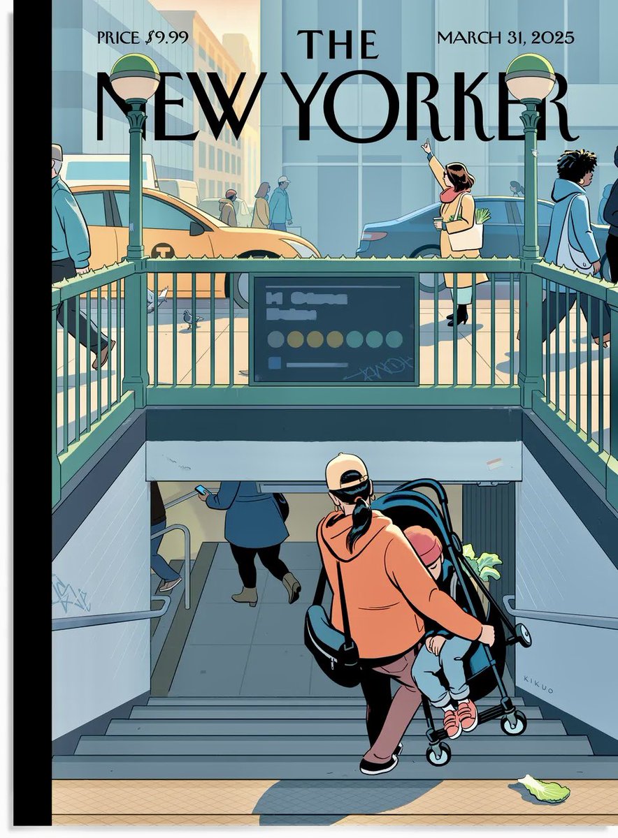 Martina Yopo Díaz (@martinayopo) on Twitter photo Qué interesante la portada de <a href="/NewYorker/">The New Yorker</a>. Una imagen muy gráfica de la persistente feminización de la reproducción y la falta de infraestructura pública para los cuidados Qué interesante la portada de <a href="/NewYorker/">The New Yorker</a>. Una imagen muy gráfica de la persistente feminización de la reproducción y la falta de infraestructura pública para los cuidados