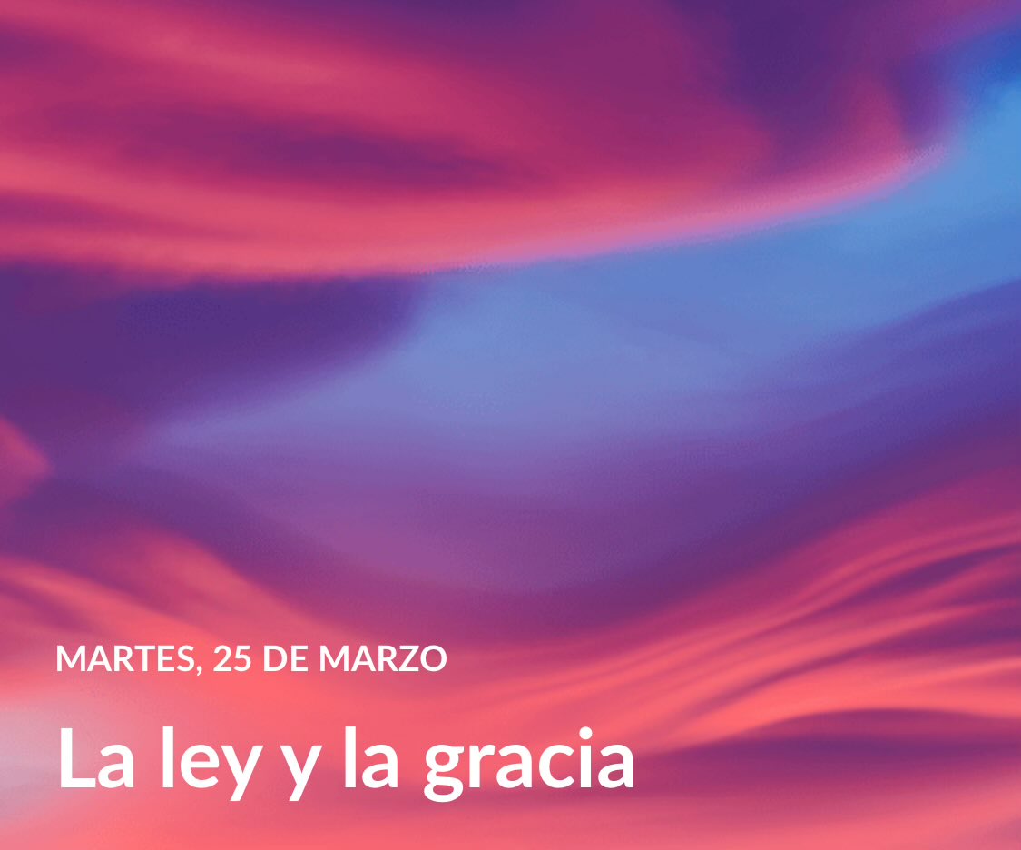 #LESAdv | martes

Sin embargo, la Ley no puede salvarnos del pecado ni transformar los corazones humanos. Como consecuencia de nuestra pecaminosidad innata, necesitamos un nuevo corazón, un trasplante espiritual. #PrimeroDios