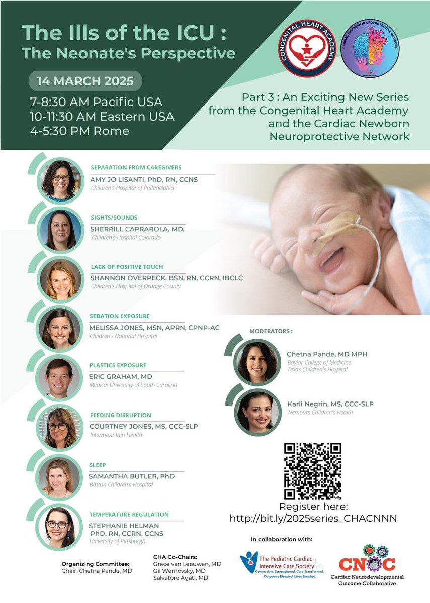 Cardiac Neurodevelopmental Outcome Collaborative (@cardiacneuro) on Twitter photo Did you miss this EXCELLENT live webinar, "The Ills of the Cardiac ICU: The Neonate's Perspective"? If so, Worry not! You can watch it at your leisure here! đź§ đź«€
youtube.com/watch?v=WHeDPq…
Next webinar is April 18 at 10a EST - Stay tuned! <a href="/CongenitalHear3/">Congenital Heart Academy</a> <a href="/NewbornCardiac/">Cardiac Newborn Neuroprotective Network</a> <a href="/PCICS2/">PCICS</a> Did you miss this EXCELLENT live webinar, "The Ills of the Cardiac ICU: The Neonate's Perspective"? If so, Worry not! You can watch it at your leisure here! đź§ đź«€
youtube.com/watch?v=WHeDPq…
Next webinar is April 18 at 10a EST - Stay tuned! <a href="/CongenitalHear3/">Congenital Heart Academy</a> <a href="/NewbornCardiac/">Cardiac Newborn Neuroprotective Network</a> <a href="/PCICS2/">PCICS</a>