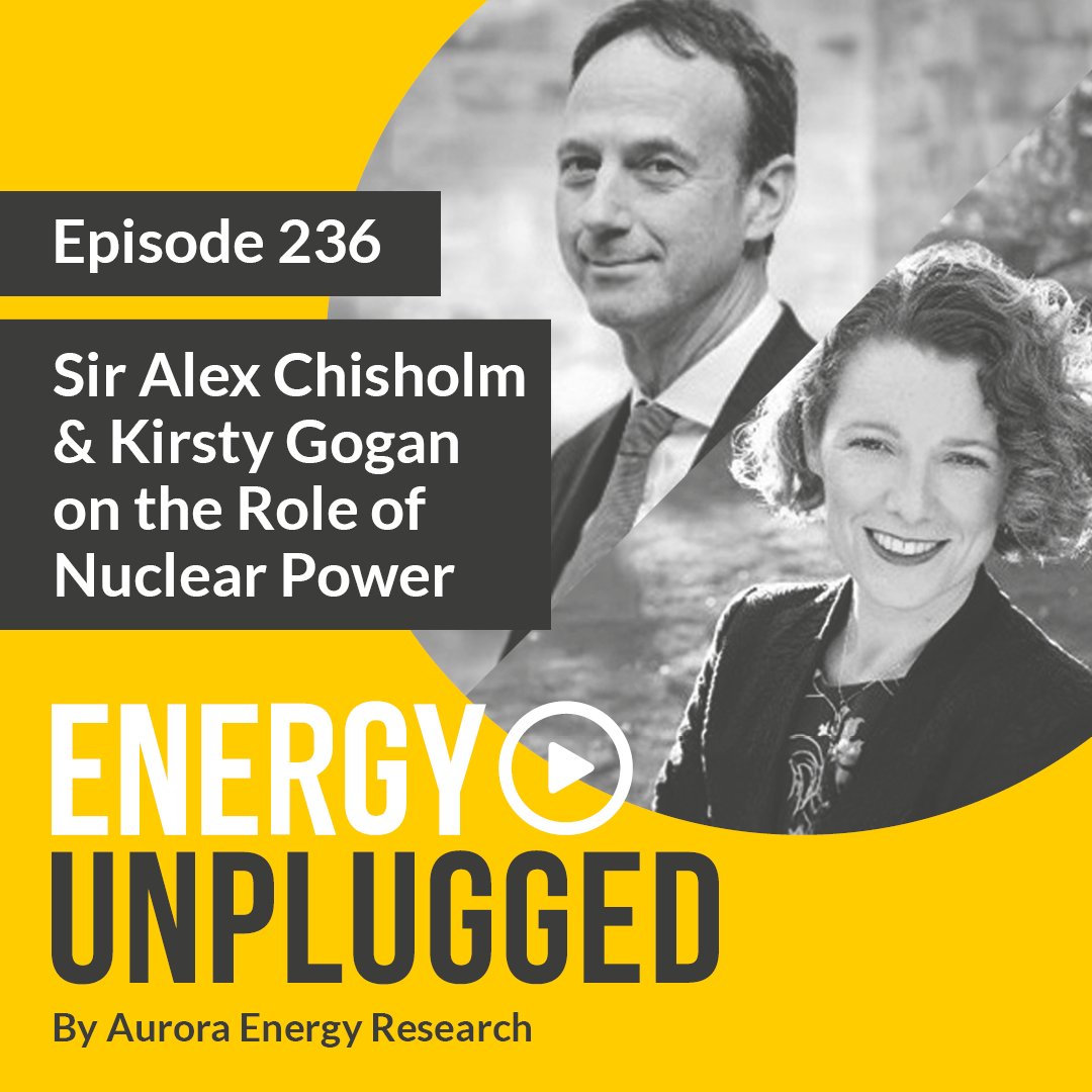 📣Episode 236 of #EnergyUnplugged is here! This week, we’re joined by Sir Alex Chisholm, UK Chair for EDF along with Kirsten Gogan, Founding Director &amp; Co-CEO of Terra Praxis and Managing Partner at LucidCatalyst for a discussion on Nuclear Power⚛️⚡
