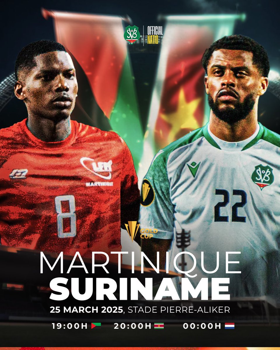 OfficialNatio_'s tweet photo. ๐๐ข๐๐ ๐ง๐ ๐ญ๐ข๐๐!!
Tap Martinique gron den natio onti man sa go feti fu wini! A heri kondre sa de na yu sey!!
25-03 #mtqsur ๐ฒ๐ถ๐ธ๐ท
20:00H ๐ธ๐ท SCCN
00:00H ๐ณ๐ฑ ESPN 3
โ๐๐๐๐ ๐๐๐๐๐๐๐ฃ๐ ๐๐ ๐ฝ๐๐ฅ๐ ๐ฝ๐ฆ ๐๐๐๐!
#officialnatio #Bribinakrakti #kasekoboys https://t.co/MD9pyO9eJk