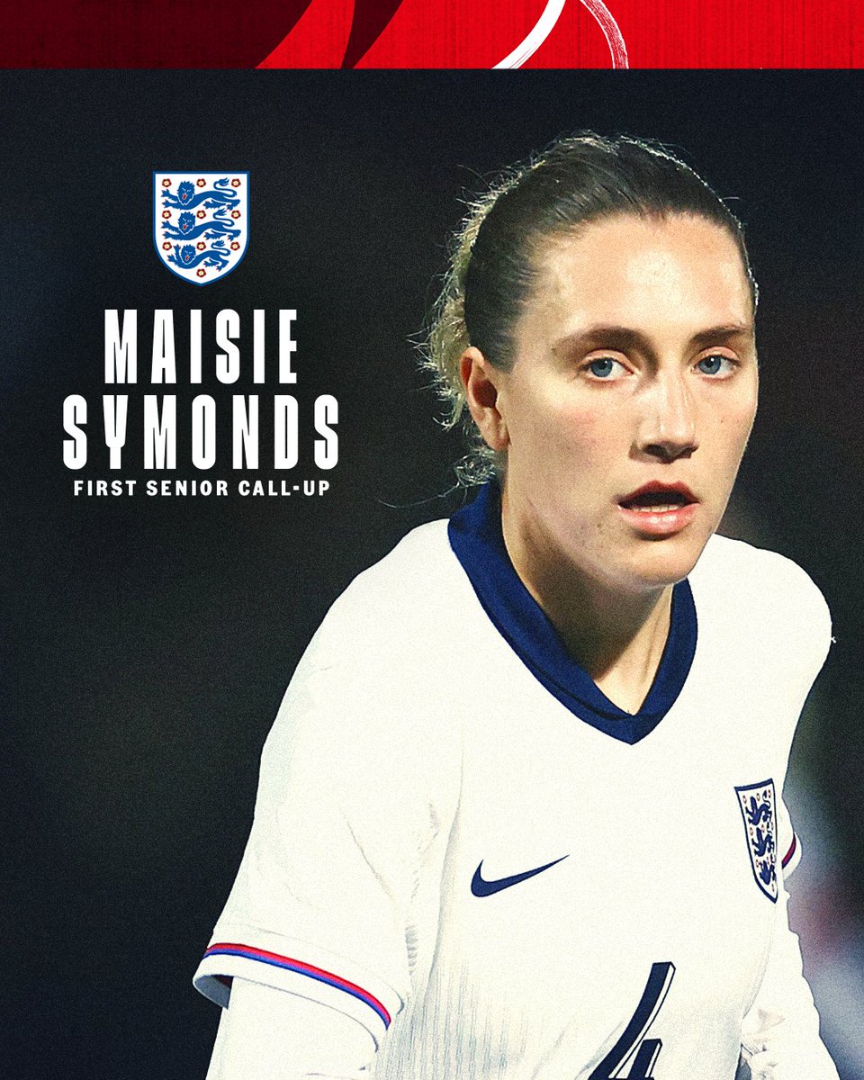 Lionesses's tweet image. A first senior call-up for Maisie Symonds! 👏