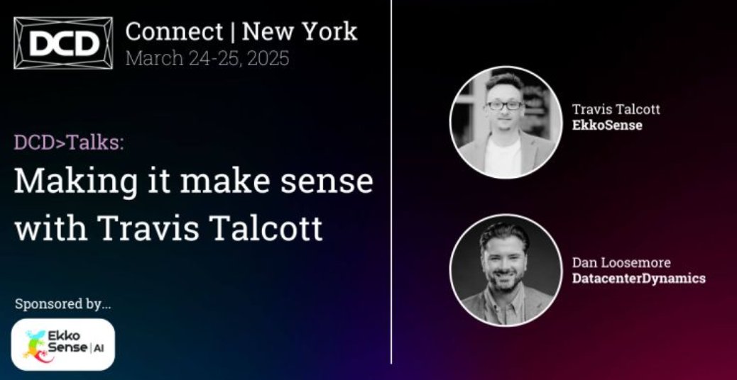 @ekkosenseuk (@ekkosenseuk) on Twitter photo Members of our US team managed a packed booth 21 at #DCDConnect New York yesterday and are back today for day 2!
At 10am local time (EDT) Travis Talcott is taking to the DCD>Talks stage. Watch it online via the <a href="/dcdnews/">DCD</a> feed datacenterdynamics.com/en/dcdconnect-…
#DCDConnect #datacenters Members of our US team managed a packed booth 21 at #DCDConnect New York yesterday and are back today for day 2!
At 10am local time (EDT) Travis Talcott is taking to the DCD>Talks stage. Watch it online via the <a href="/dcdnews/">DCD</a> feed datacenterdynamics.com/en/dcdconnect-…
#DCDConnect #datacenters