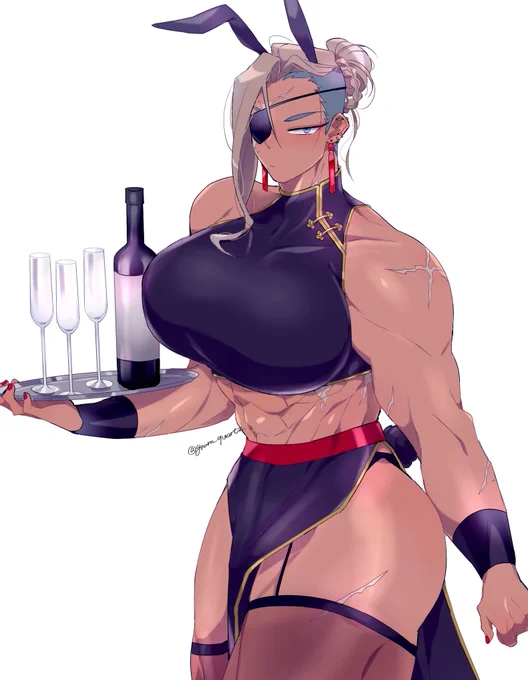 #自作で最も性癖を詰め込んだキャラやっぱりGlowちゃんかな 