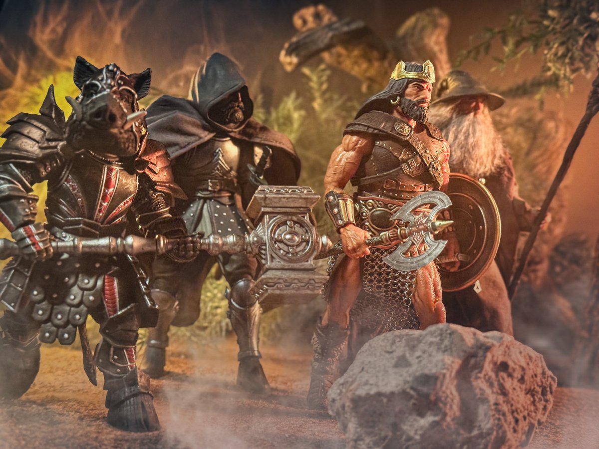 toyetic40s's tweet photo. “Though Conan had somehow grown fond of the wizard’s constant stories, he could not help but wonder how the pig-man would go with a malt wine.”
#KingConan #MezcoToyz #Duban #Boarrior #MythicLegions #FourHorsemenStudios #GreyWizard #HellcatStudios #ACTIONFIGURES #toyphotography https://t.co/J20ZbAp6kp