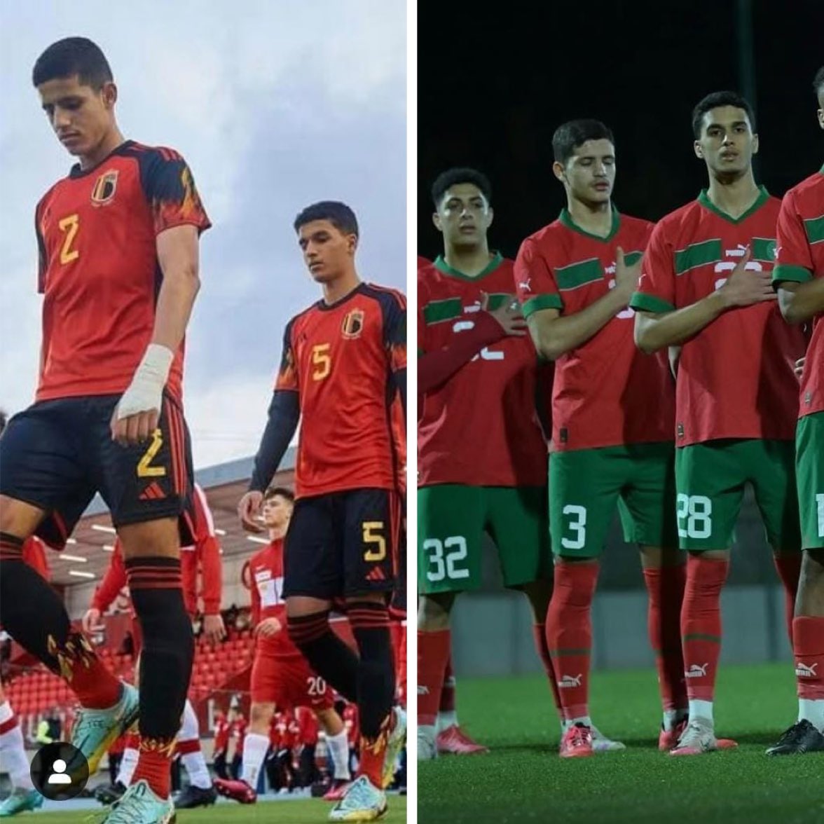 🇧🇪 ➡️ 🇲🇦 

Auparavant coéquipier en équipe nationale belge, Ismaël Baouf et Amine Boukamir ont changé de nationalité sportive pour se retrouver en U20 Maroc où ils s’apprêtent à disputer une CAN.