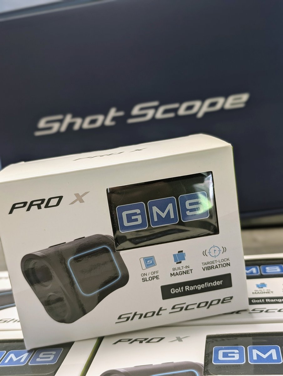 shotscope's tweet photo. 📦 We are delighted to be shipping out a new set of customized PRO X rangefinders to our friends at
@GMSGolf. 

Trade, golf clubs, organisations or events looking to place a custom order for the PRO X rangefinder can email sales@shotscope.com. https://t.co/xXLes0gHTc