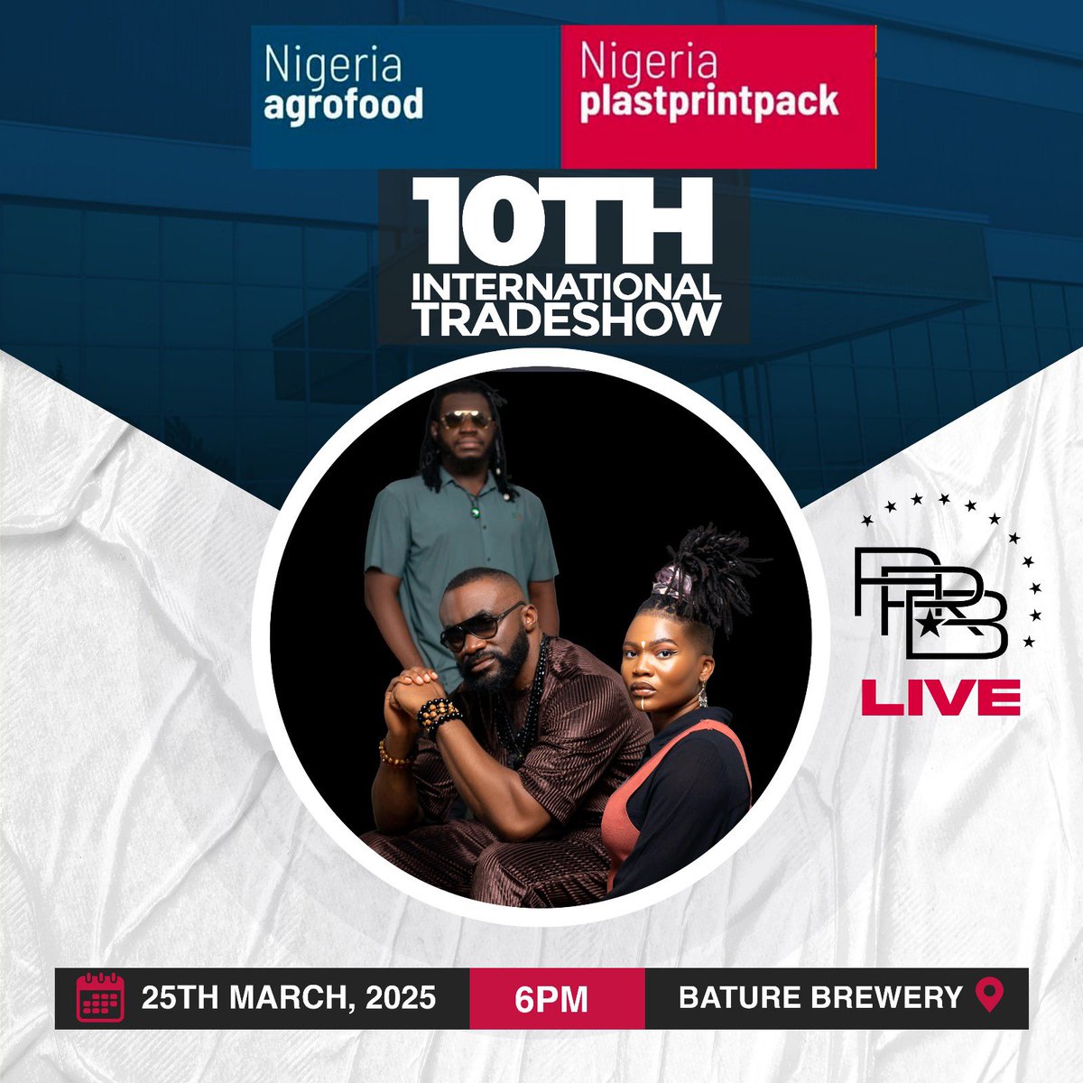 ARBmusicband (@arbmusicband) on Twitter photo Catch us live at <a href="/BatureBrewery/">Bature Brewery</a> today for the 10th International Tradeshow by Agrofood!
It’s going to be an evening of great vibes, music, and networking.
See you at 6PM don’t miss it!
#arbmusicband #BatureBrewery #agrofoodnigeria Catch us live at <a href="/BatureBrewery/">Bature Brewery</a> today for the 10th International Tradeshow by Agrofood!
It’s going to be an evening of great vibes, music, and networking.
See you at 6PM don’t miss it!
#arbmusicband #BatureBrewery #agrofoodnigeria